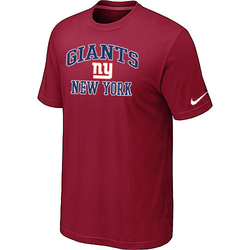 Nike New York Giants Heart & Soul NFL T-Shirt - Red